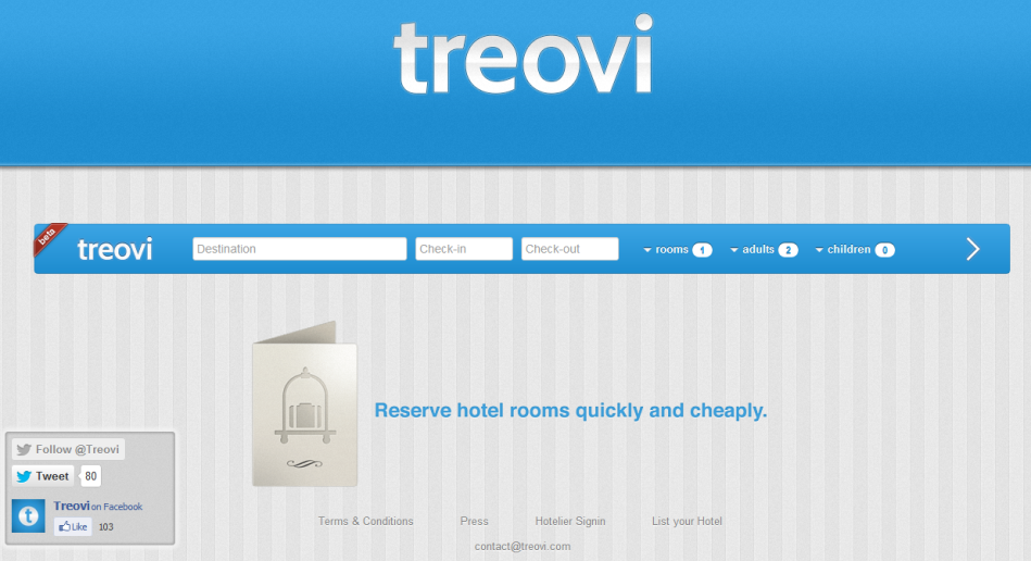 Commission Free Hotel Bookings with Treovi