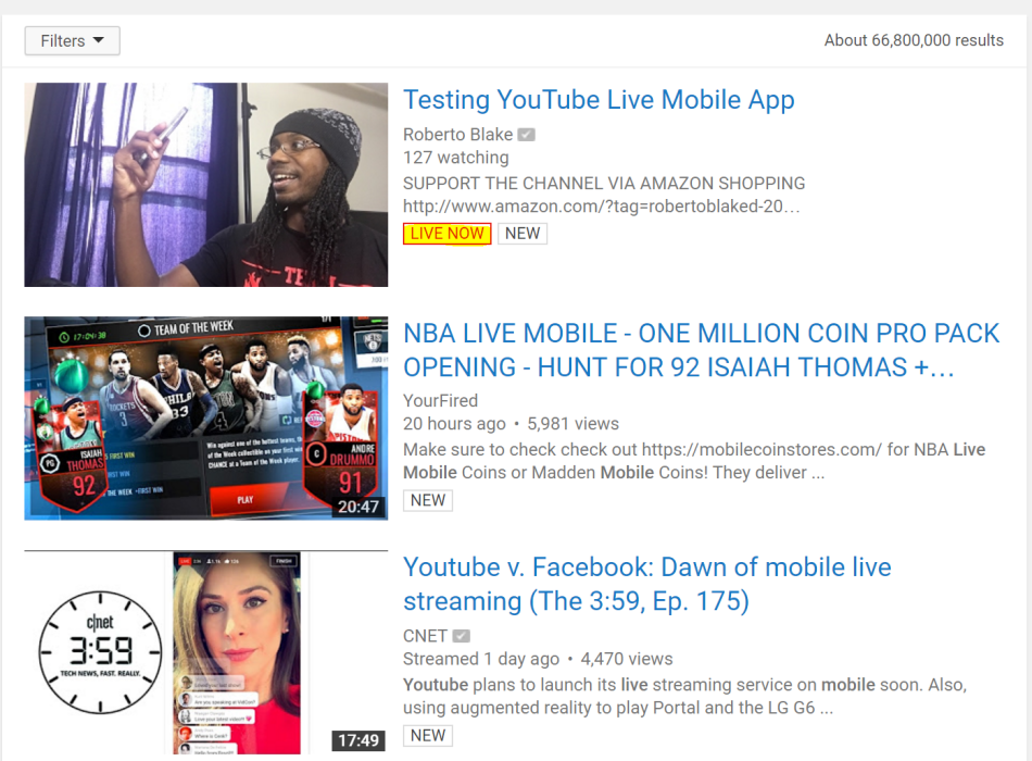 youtube-live-mobile